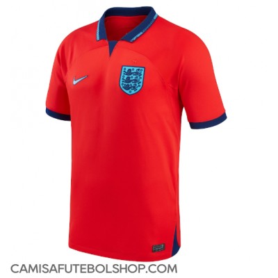 Camisa de time de futebol Inglaterra Replicas 2º Equipamento Mundo 2022 Manga Curta